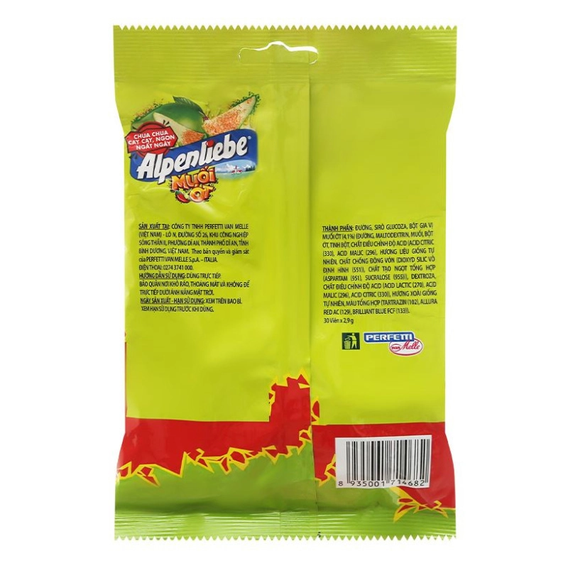 Kẹo Alpenliebe hương Xoài Muối Ớt gói 87g (30 Viên)/45