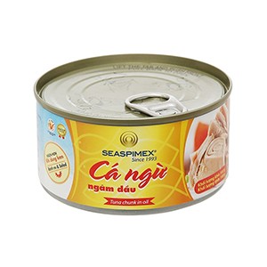 Cá ngừ ngâm dầu Seaspimex 185g