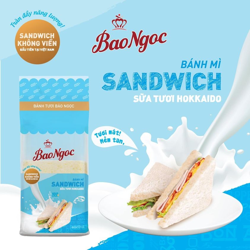 Bánh Sandwich Hokkaido 185g
