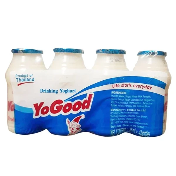 Sữa chua uống tiệt trùng Yogood 85ml_lốc 4 chai