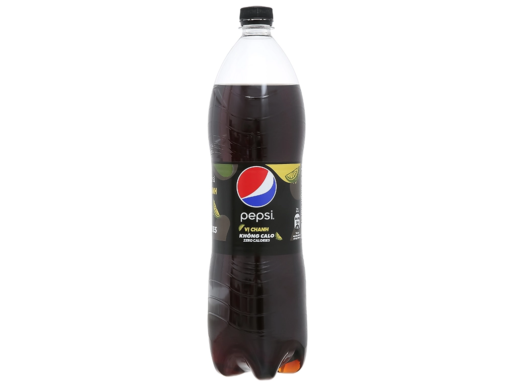 Pepsi lime chanh không calo chai 1.5L