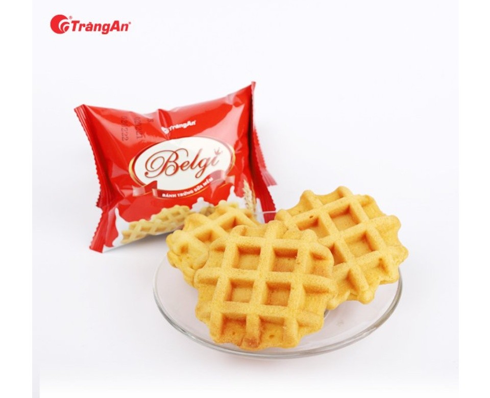 Bánh Belgi trứng sữa mềm túi 230g/20