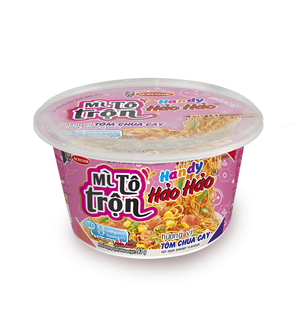 Mì tô trộn handy hảo hảo tôm chua cay 93g