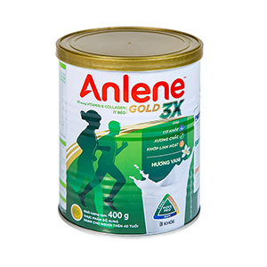 Sữa dinh dưỡng Anlene Gold 3X hương vani – 800g – Hỗ trợ xương khớp và vận động