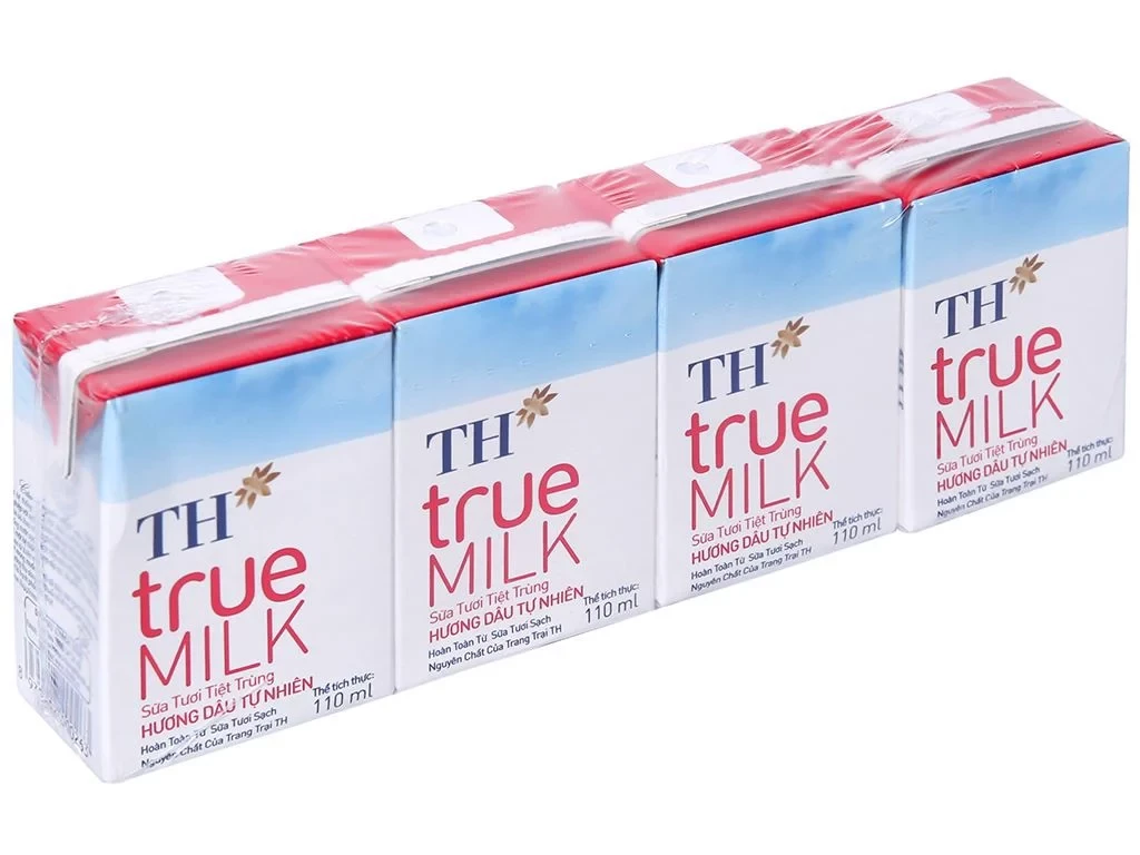 Sữa Th true milk dâu 110ml/12