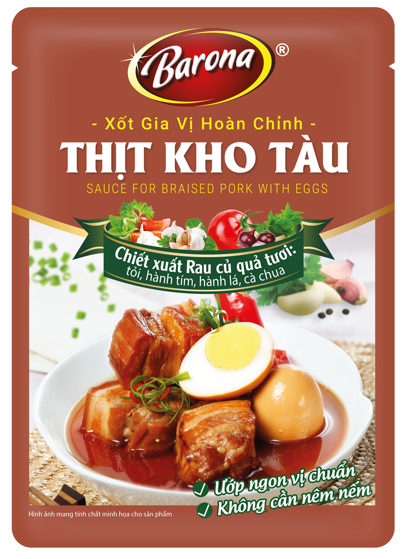 Xôt Barona Thịt kho tàu 80g