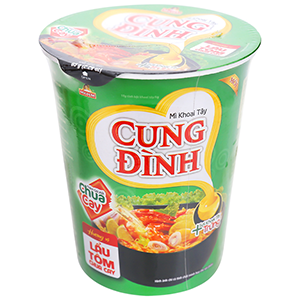 Mì cung đình ly 65g tôm chua cay