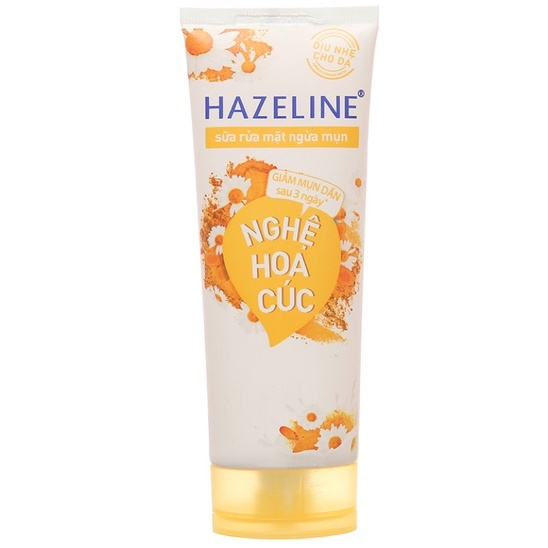 Sữa rửa mặt Hazeline Hoa cúc nghệ 100g