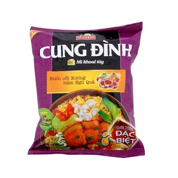 Mì cung đình 80g thịt hầm nấm