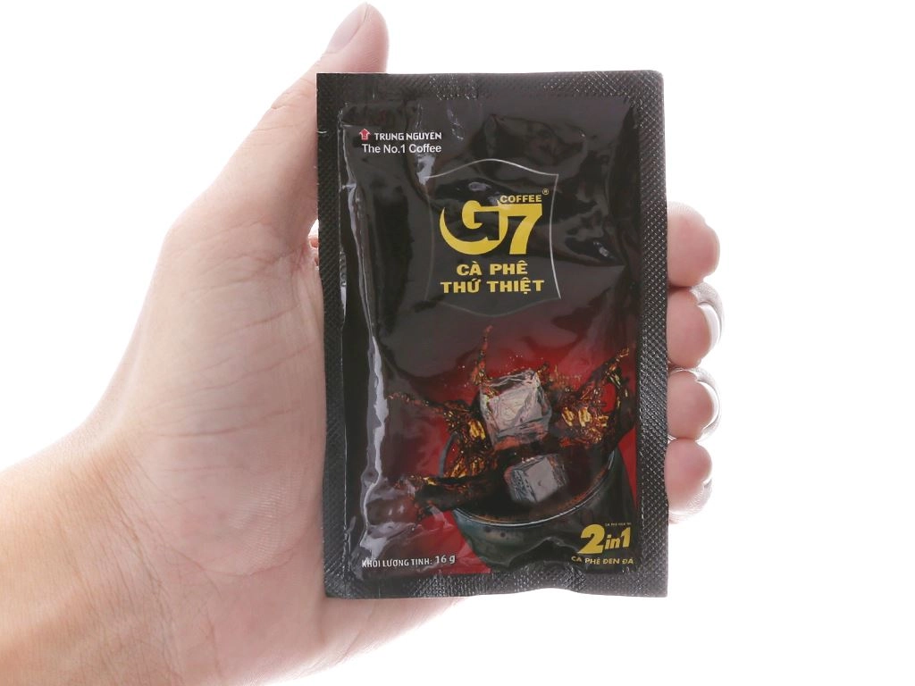 Cà phê G7 2 in 1 đen đá 15góix16g /24(2396)