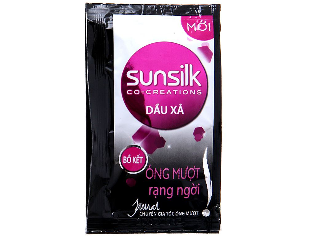 Dầu xả Sunsilk óng mượt rạng ngời dây 6g*10 gói