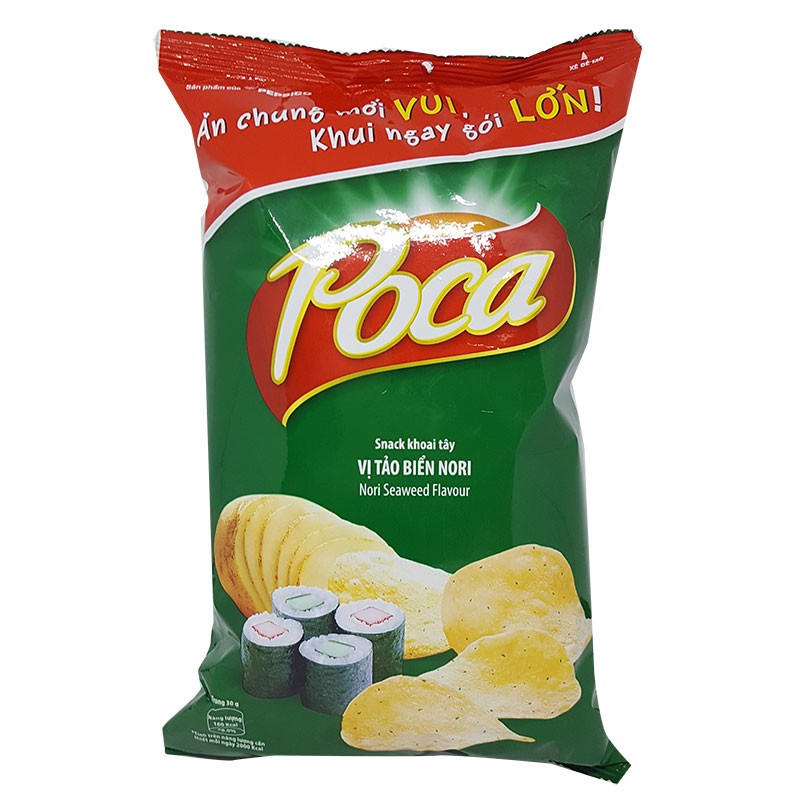 Poca Khoai tây vị tảo biển 90g,95g,100g/40