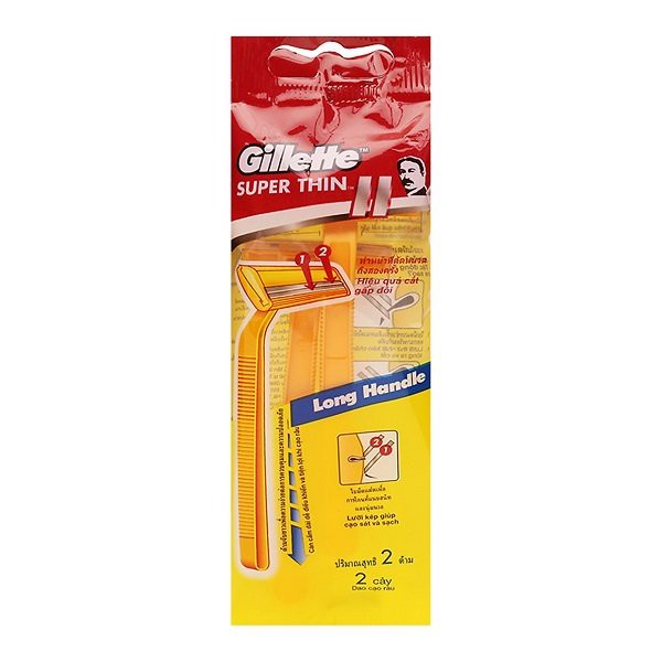Dao cạo Gillette cán vàng gói 2M