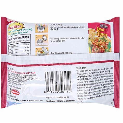 Miến Phú Hương thịt bằm 58gr/24
