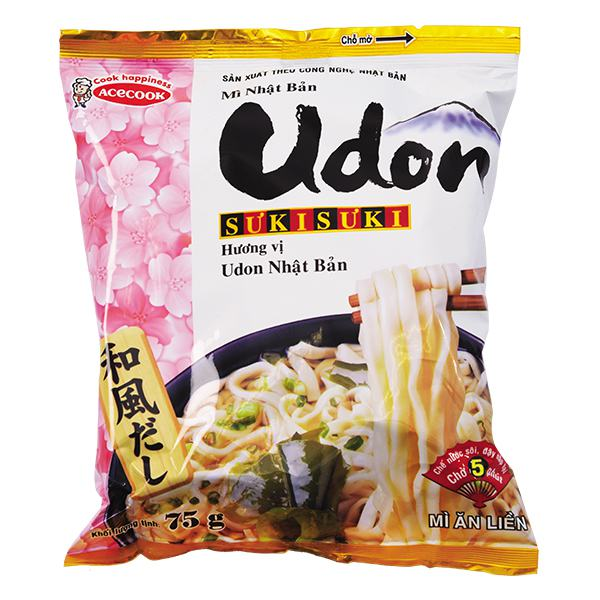 Mì Udon vị truyền thống Nhật Bản 75g