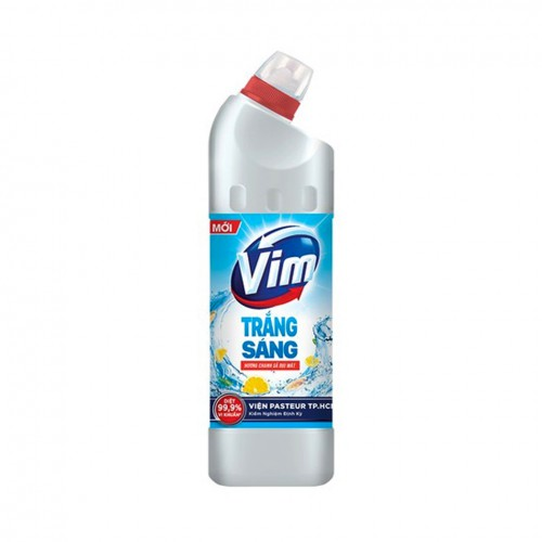 Vim gel tẩy rửa trắng sáng hương chanh sả chai 870ml