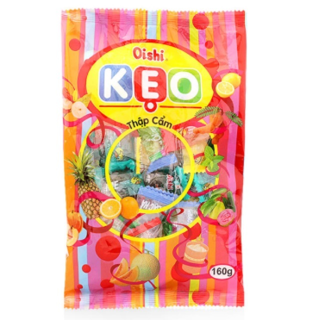 Kẹo oishi 90g thập cẩm