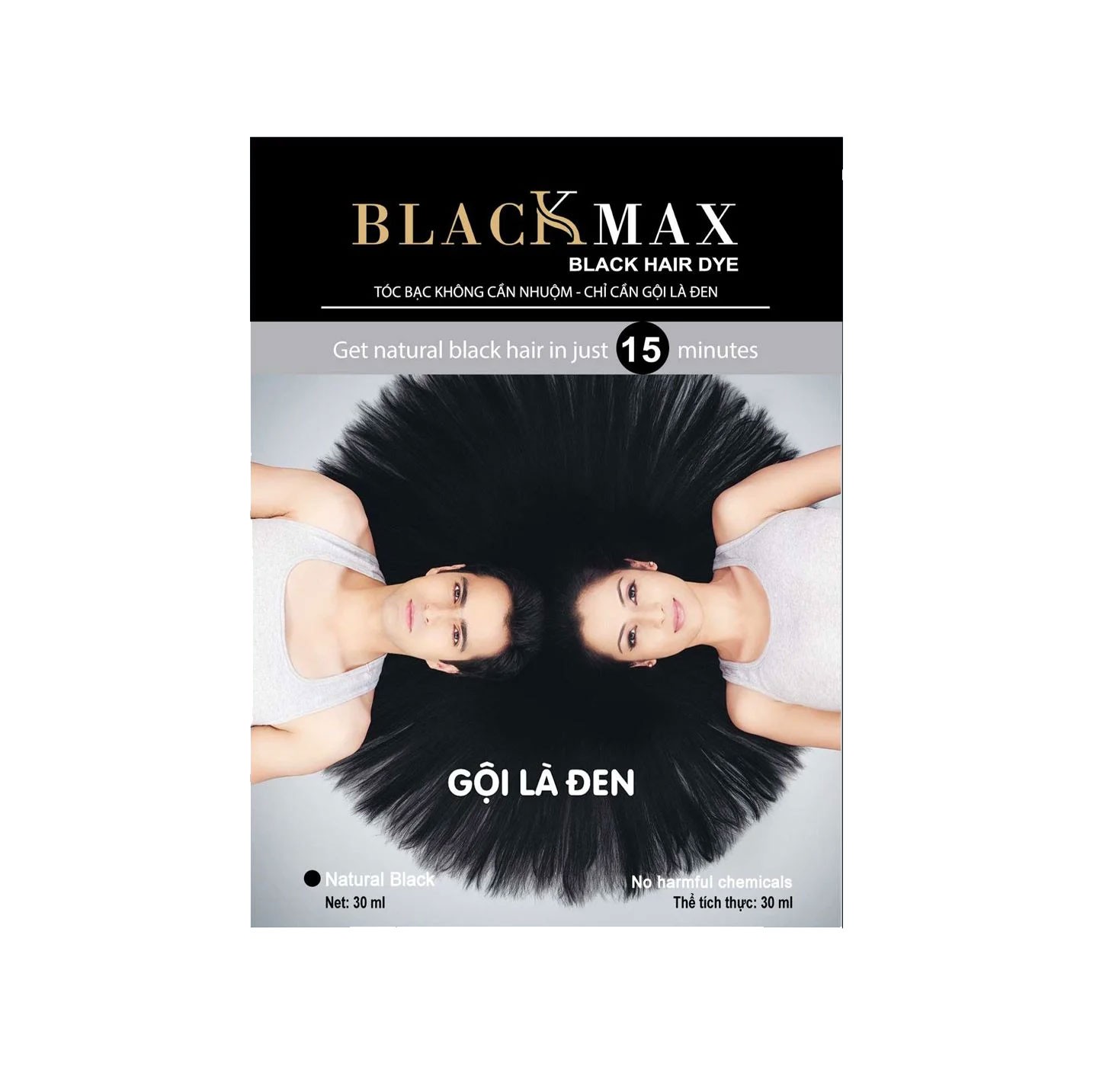 Black Max dầu gội là đen gói 30ml/10