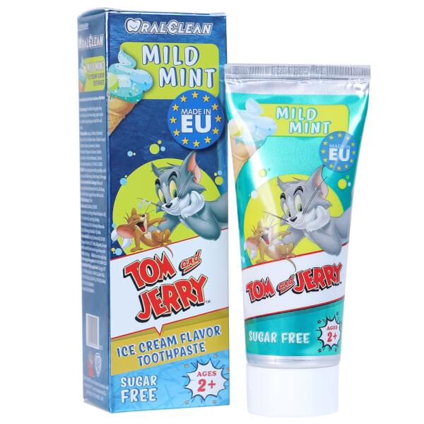 Kem đánh răng Oral Clean Tom & Jerry Mild Mint