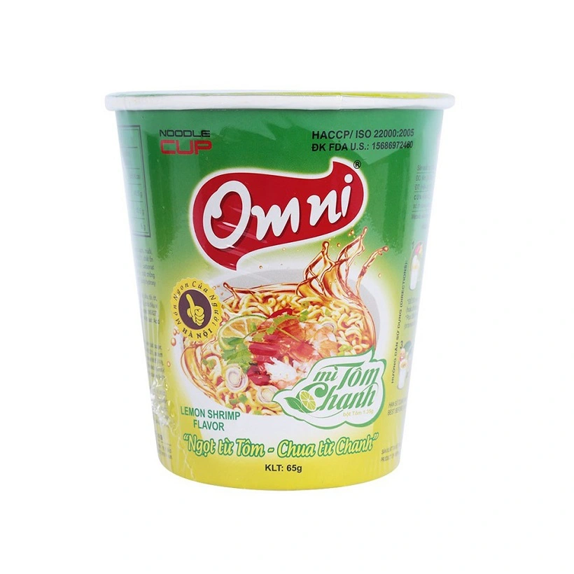 Mì cốc tôm chanh hà việt 65g