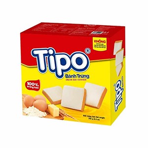 Tipo bánh trứng hỗn hợp 350g hộp giấy