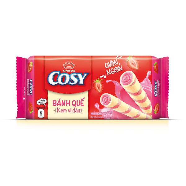 Bánh cosy quế  vị dâu 126g