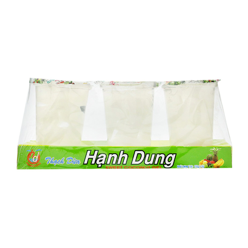 Thạch dừa Hạnh Dung vỉ 3 ly 210g