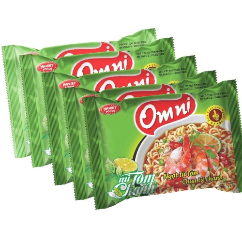 Mì omi tôm chanh gói 75g/30