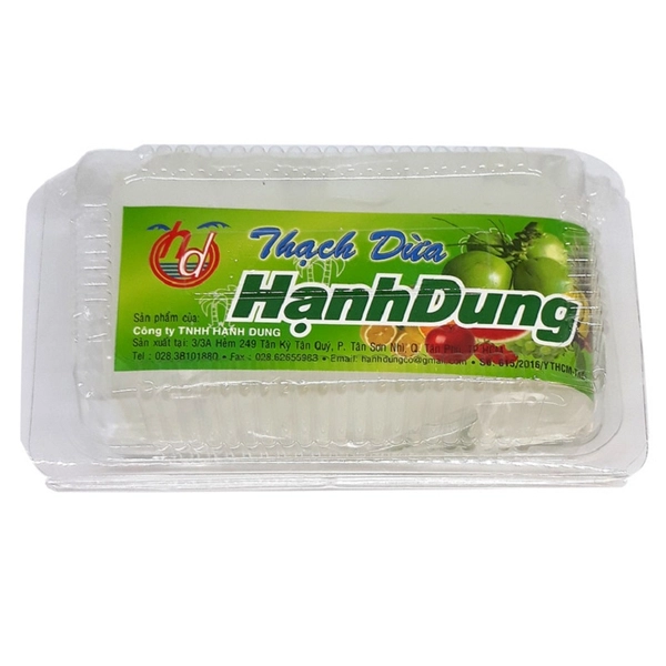 Thạch dừa Hạnh Dung hộp 200g