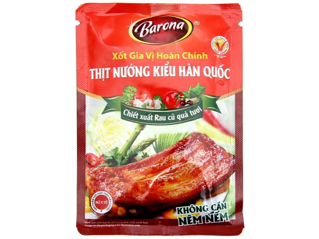 Xốt Barona thịt nướng kiểu Hàn Quốc 80g