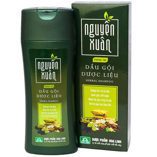 Dầu gội Dược liệu Nguyên Xuân dưỡng tóc( xanh) 200g