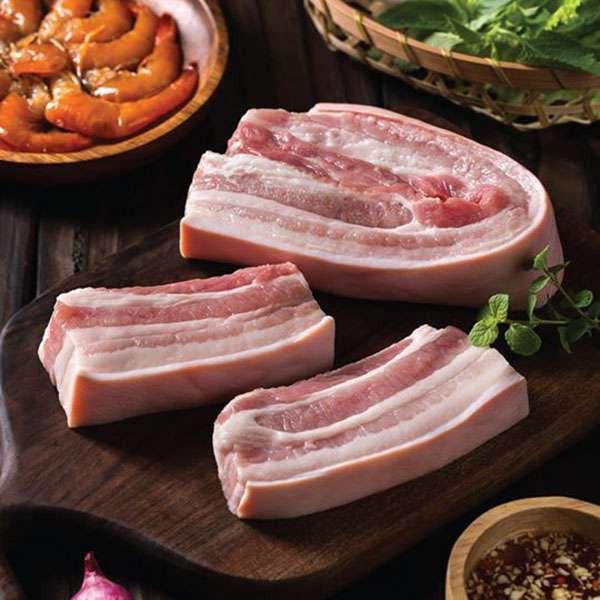 Thịt mát ba rọi CP Hộp