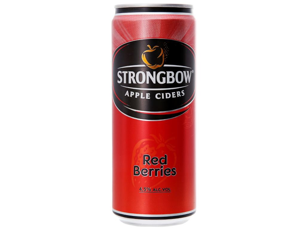 Bia lon Strongbow Apple Ciders Red Berries 330ml