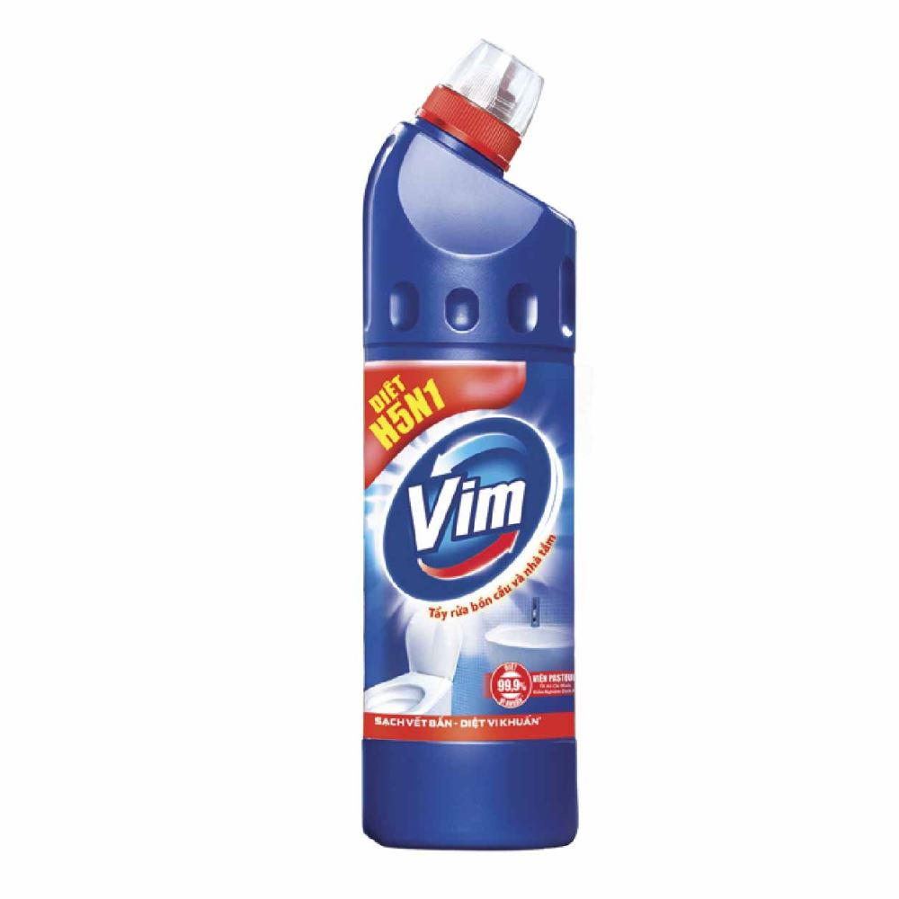 Vim toilet 500ml xanh biển
