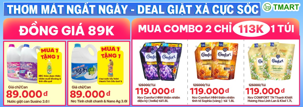 Banner for Bột giặt, nước giặt