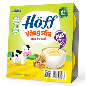 Váng sữa Hoff hạt óc chó 55g_Vỉ 4