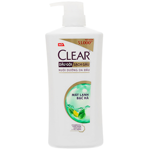 Dầu gội CLEAR mát lạnh bạc hà 630g