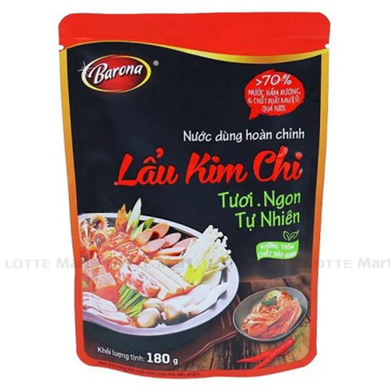 Nước dùng lẩu kim chi Barona 180g