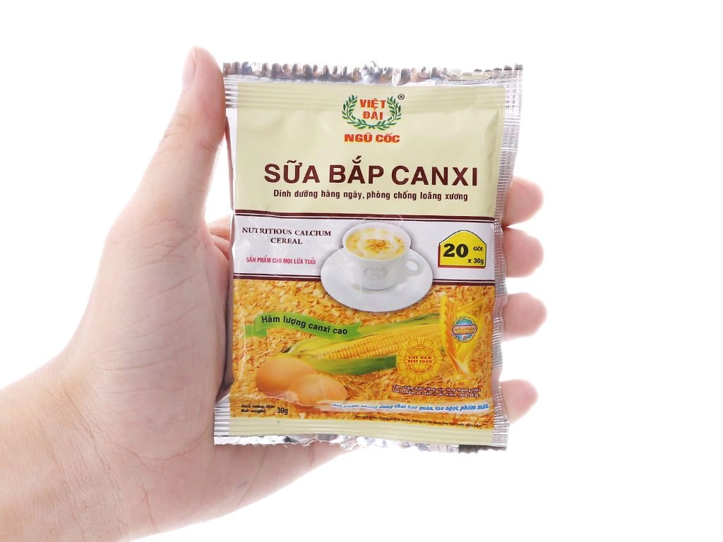 Ngũ cốc sữa bắp canxi Việt Đài  600g/16 | Ngũ Cốc Dinh Dưỡng