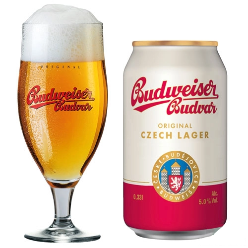 Bia lon nhập khẩu Budweiser Budvar vàng 330ml
