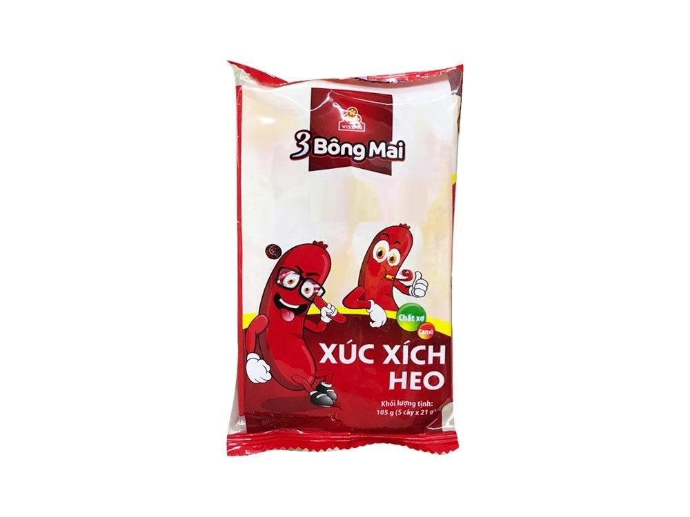 Xúc xích Vissan 3 bông mai vị bò 105g