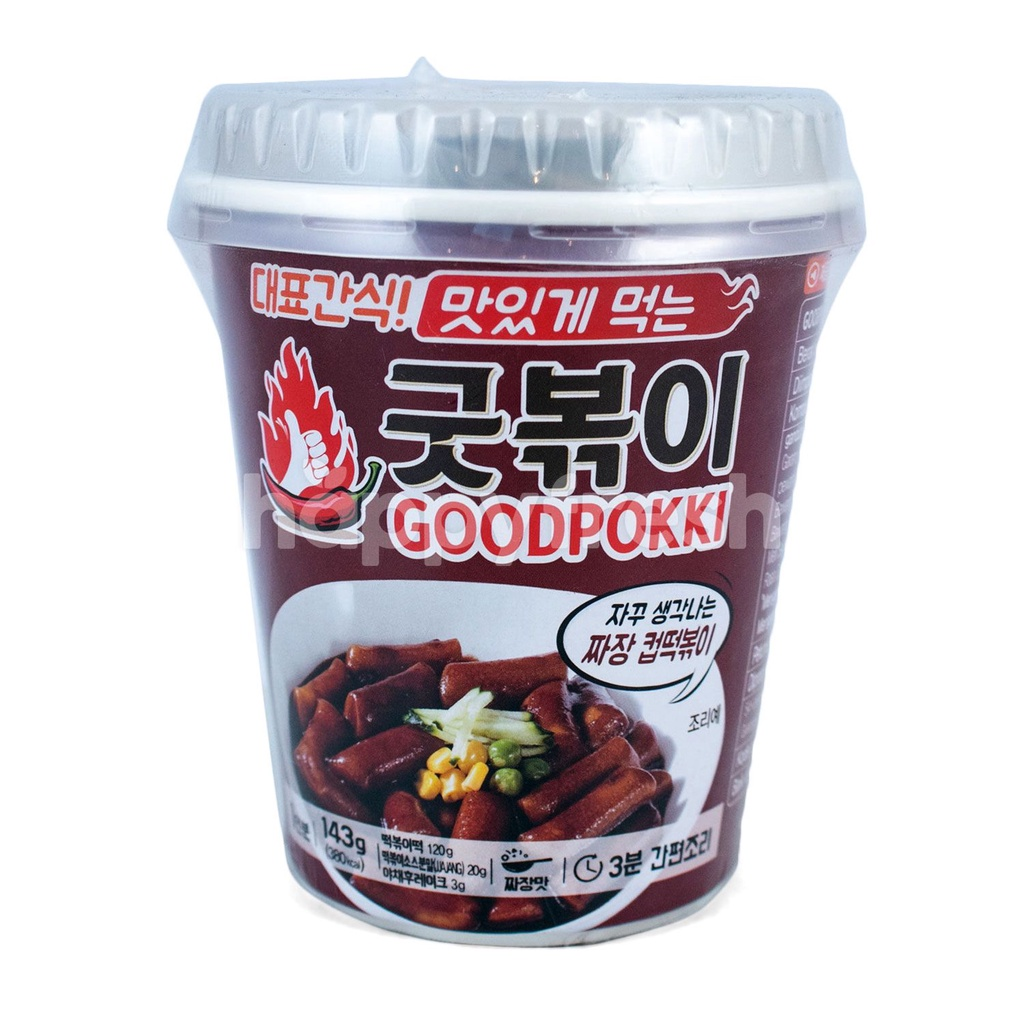 Bánh gạo Goodpokki Jjajang cốc 143g